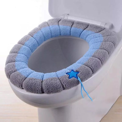 Toilet Seat Cover Soft Warmer Washable Mat Cover Pad Cushion Seat